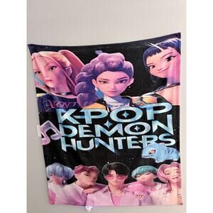 K-Pop Demon Hunter Blanket Unisex Size 60x50 Throw Fleece Blanket